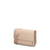 Borsa a Tracolla in Pelle Vegana Taupe