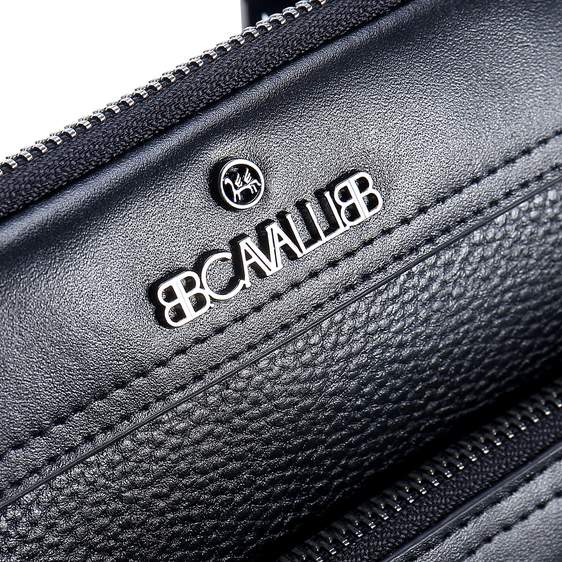 Borsa a Tracolla in Vera Pelle Nero