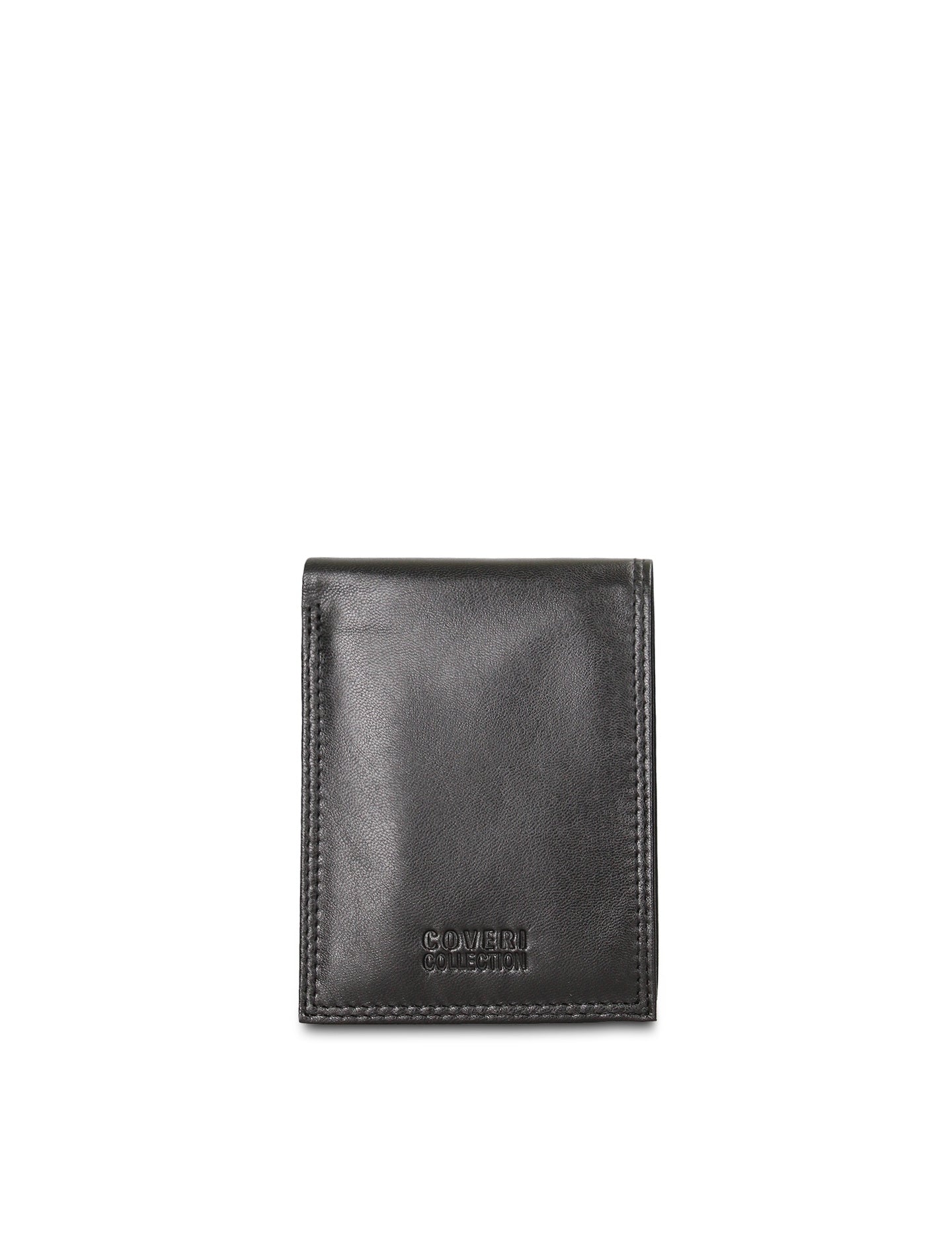 Portafoglio in Vera Pelle Nero