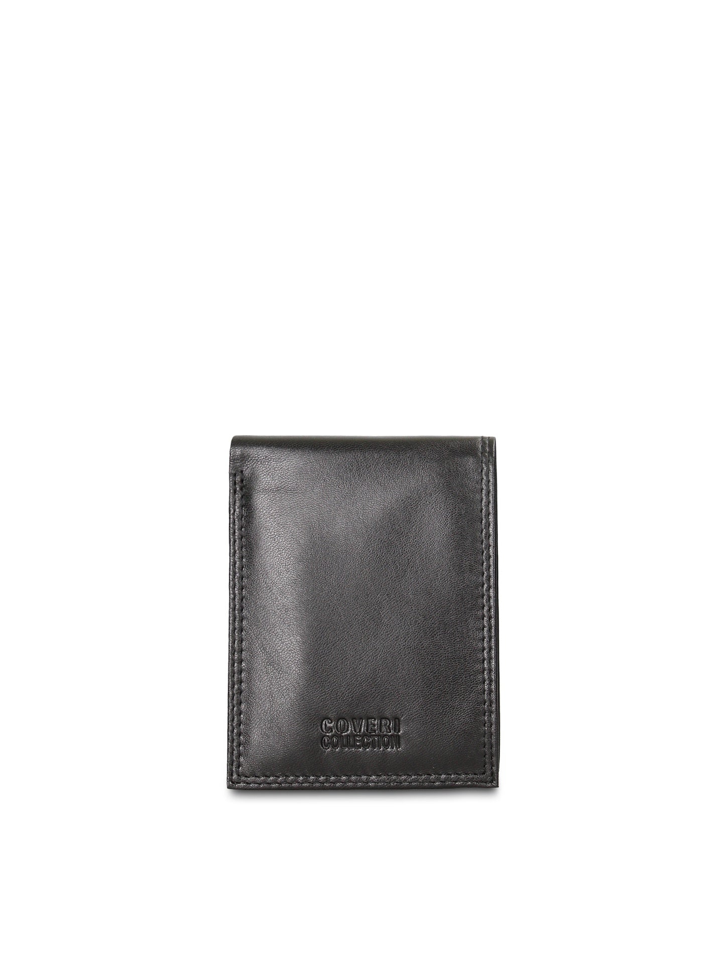 Portafoglio in Vera Pelle Nero