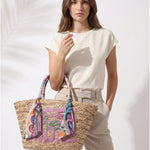 Borsa Shopper in Rattan Viola