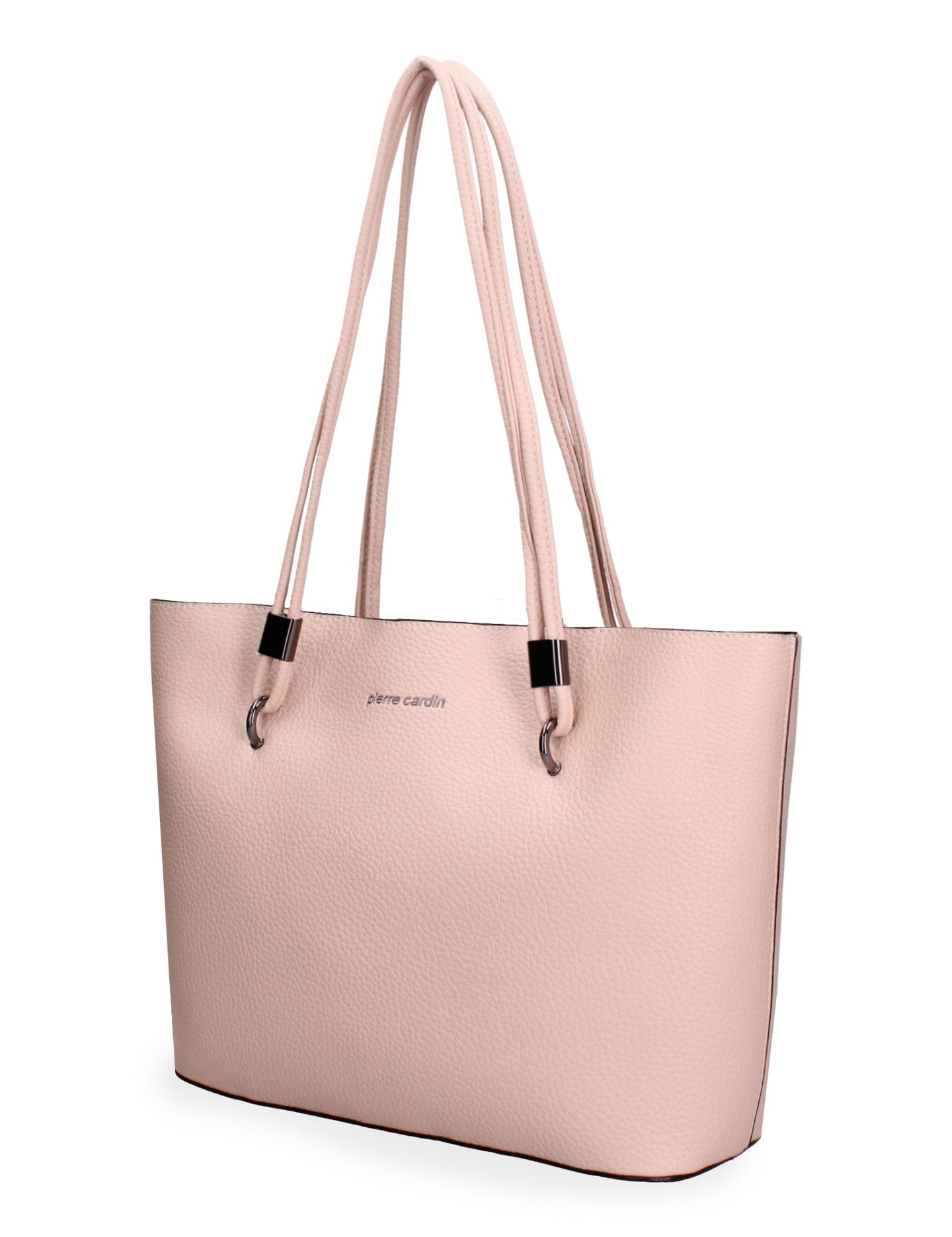 Borsa a Spalla in Pelle Vegana Cipria