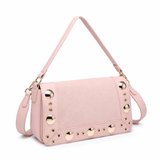 Borsa a Tracolla in Pelle Vegana Rosa
