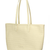 Borsa a Spalla in Pelle Vegana Giallo