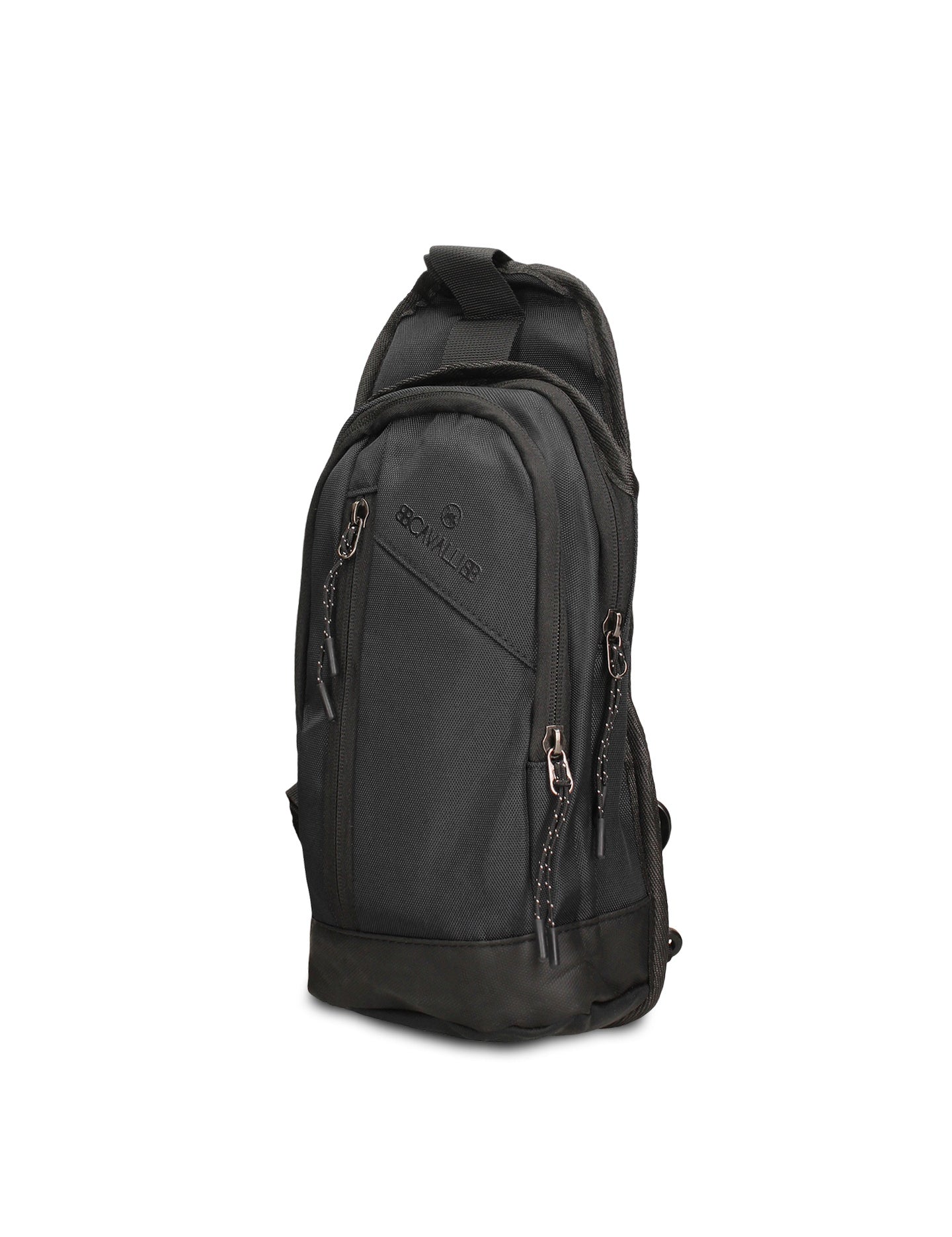 Marsupio in 100% Pu Vegan Leather Nero