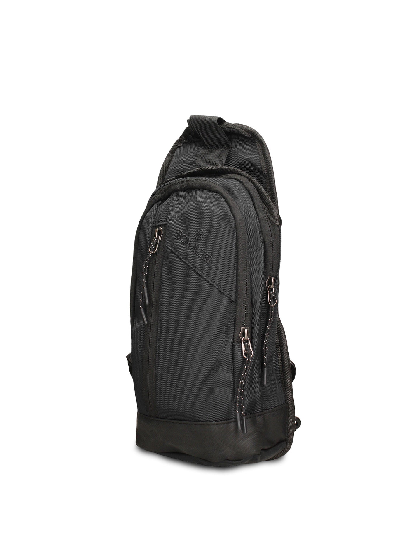Marsupio in 100% Pu Vegan Leather Nero