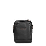 Borsa a Tracolla in 100% Pu Vegan Leather Nero