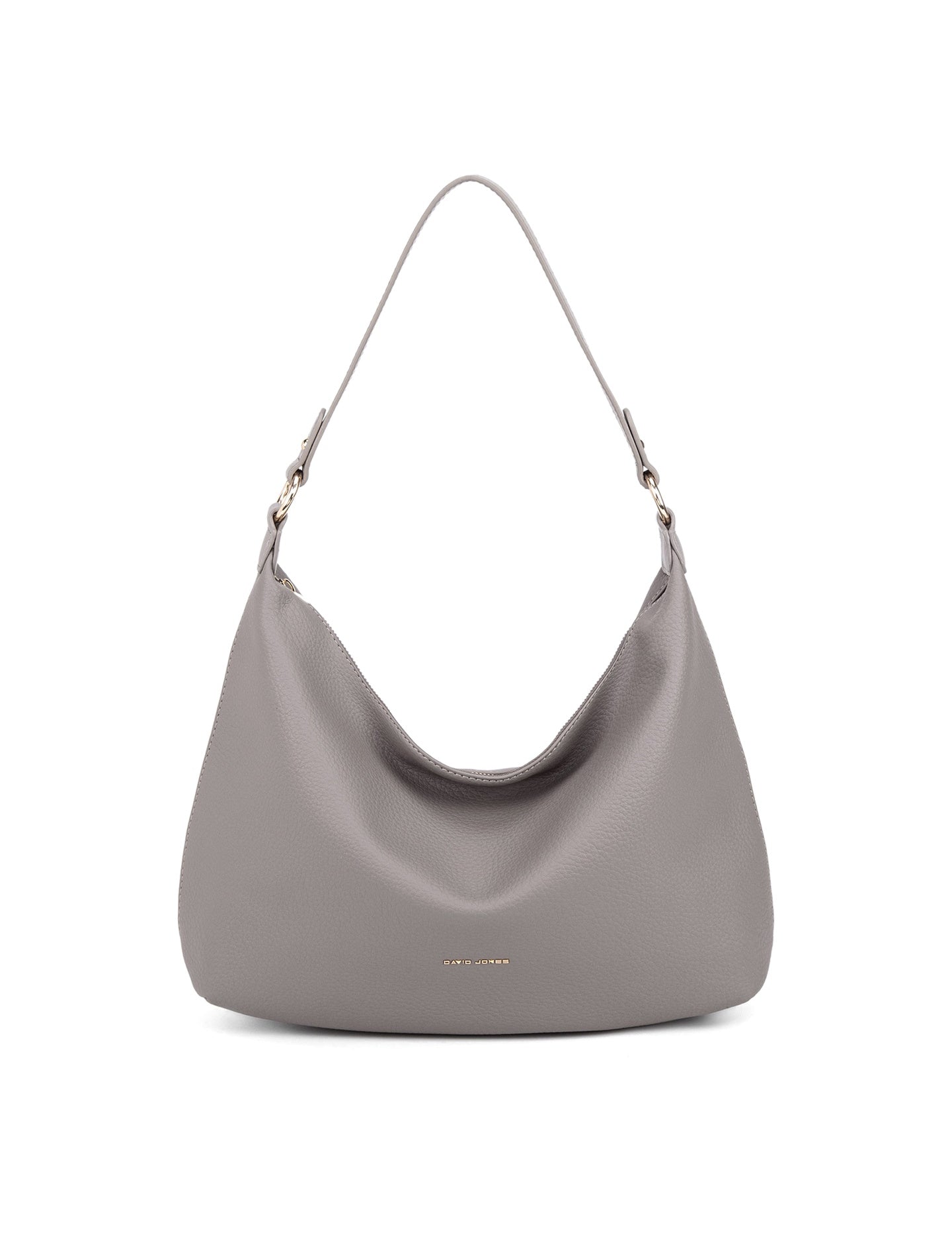 Borsa a Spalla in 100% Pu Vegan Leather Grigio