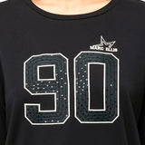 T-shirt Donna in Cotone Nero