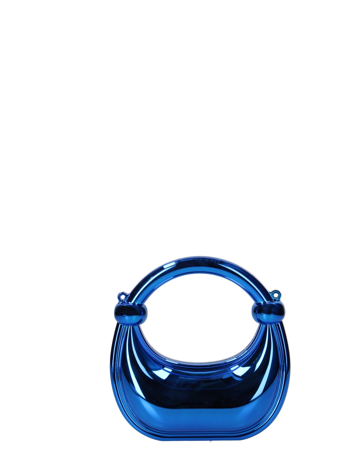 Borsa a Tracolla in Pvc Blu Chiara Ferretti