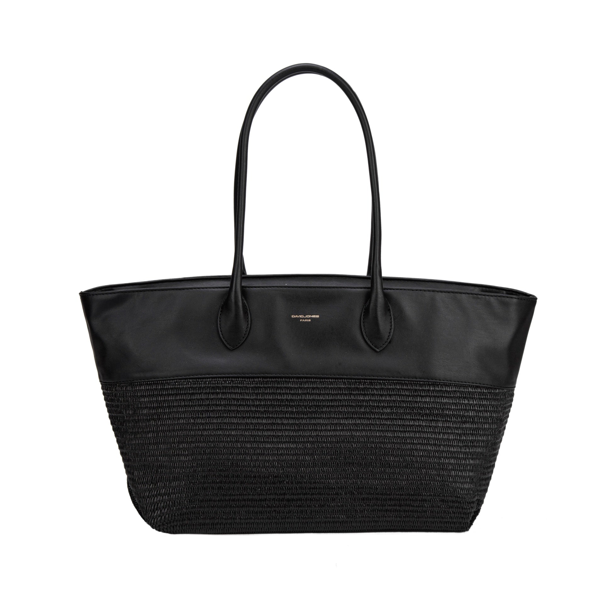 Borsa a Spalla in Mixed Polyester + Polyurethane Nero