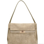 Borsa a Mano in Vera Pelle Verde Chiara Ferretti