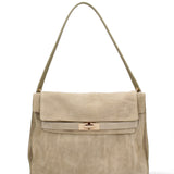Borsa a Mano in Vera Pelle Verde Chiara Ferretti