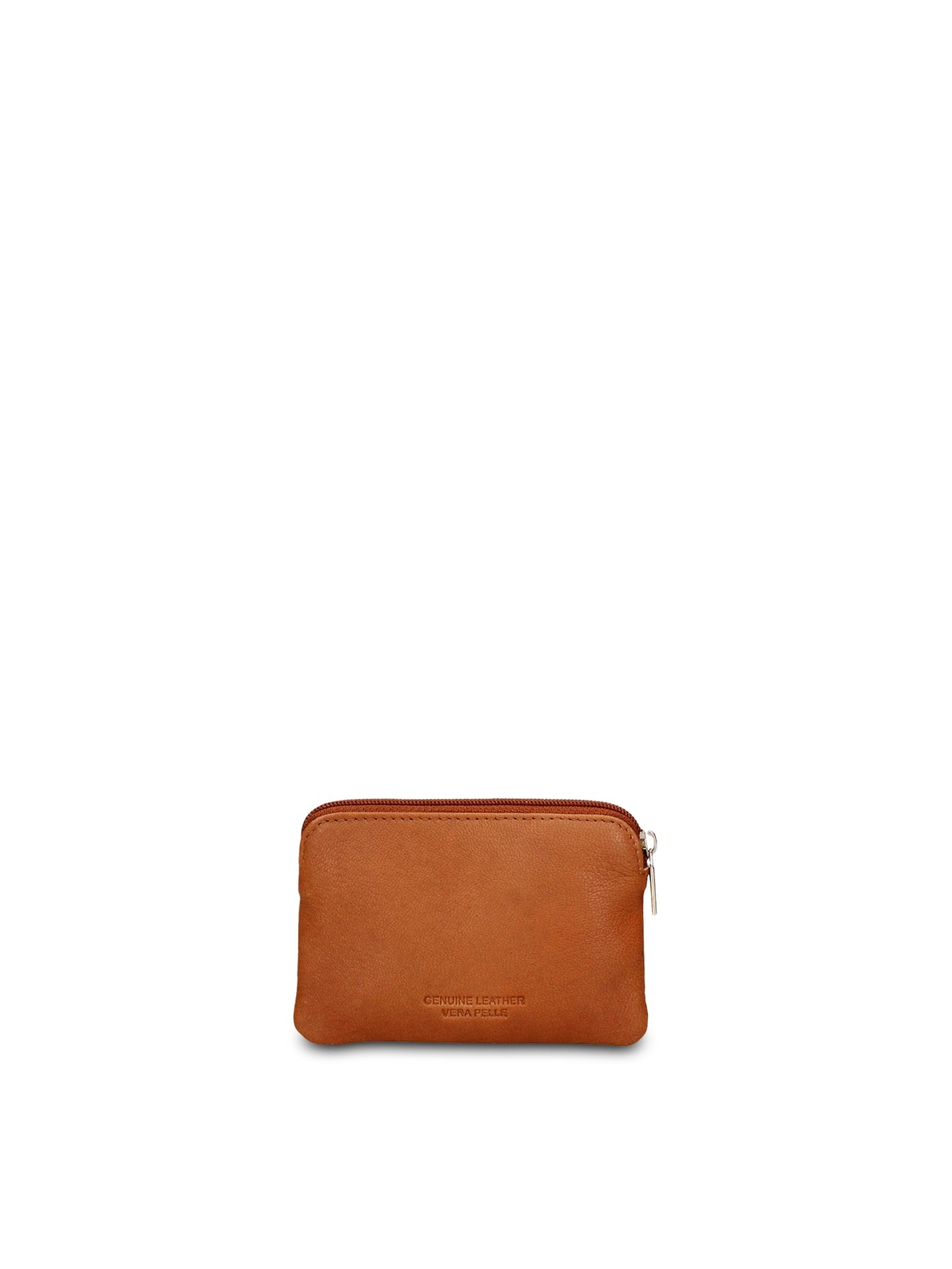 Portafoglio in Vera Pelle Cognac