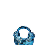 Voluta Borsa a Tracolla in Pvc Blue Jeans