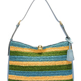 Borsa a Spalla in Canvas Carta di Zucchero Furla