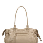 Borsa a Mano in Vera Pelle Cappuccino Chiara Ferretti