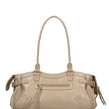 Borsa a Mano in Vera Pelle Cappuccino Chiara Ferretti