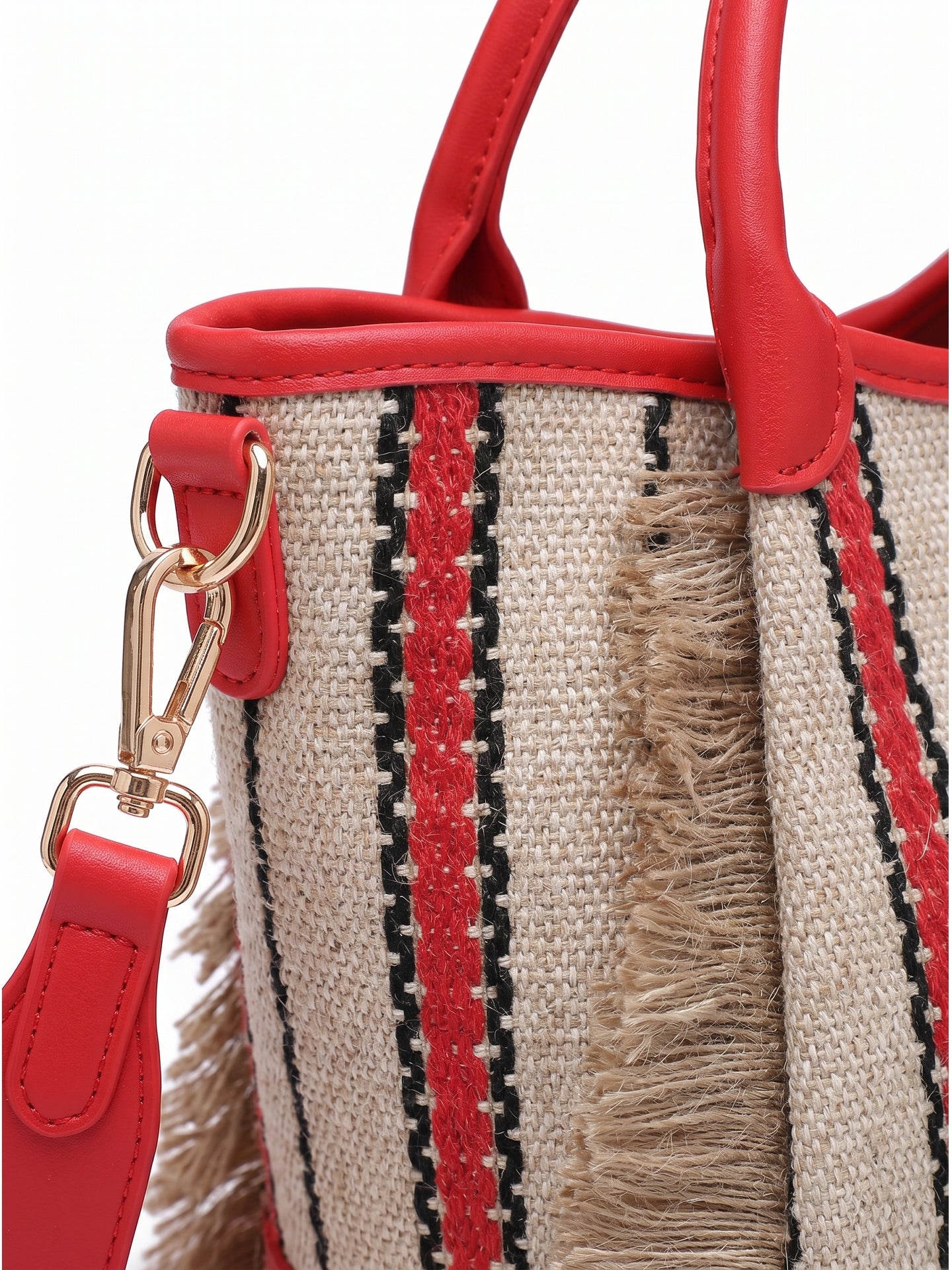 Borsa Shopper in Cotone Rosso