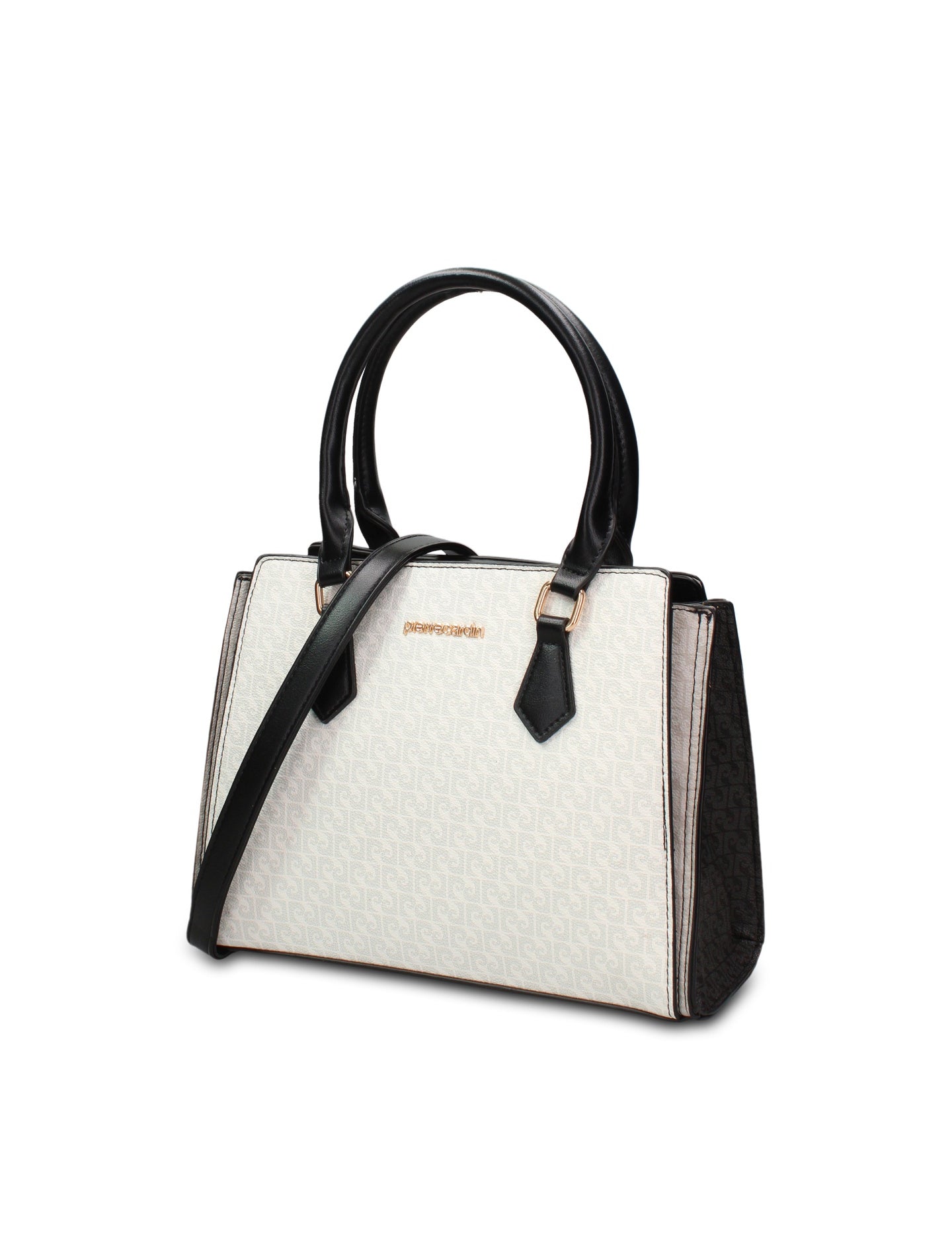 Borsa a Mano in Pelle Vegana Bianco