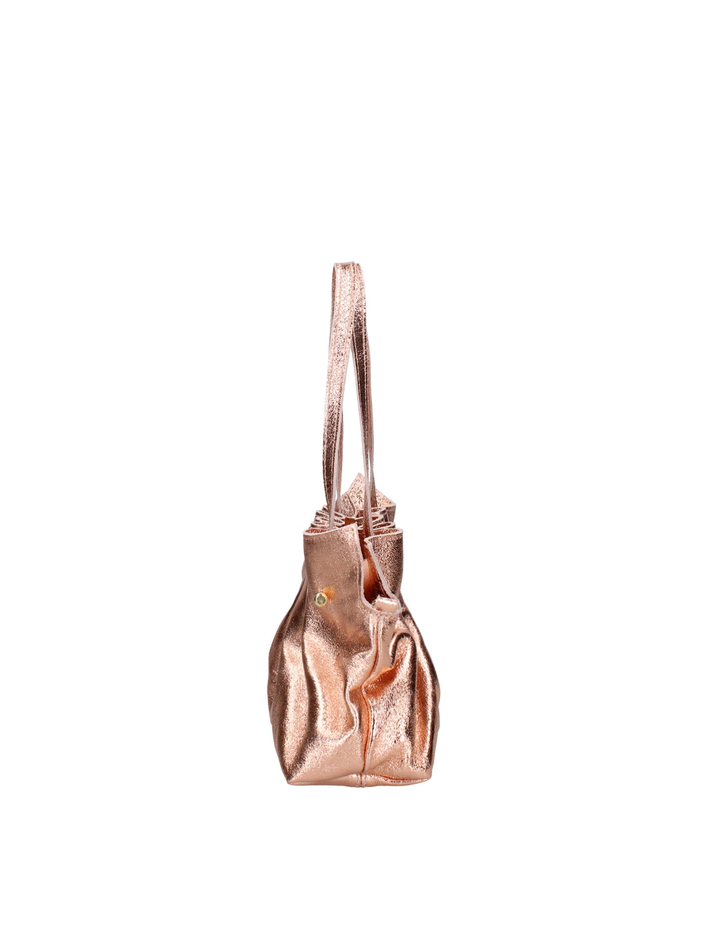 Borsa a Tracolla in Vera Pelle Rosa
