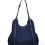 Borsa a Spalla in Vera Pelle Blu Jeans Chiara Ferretti