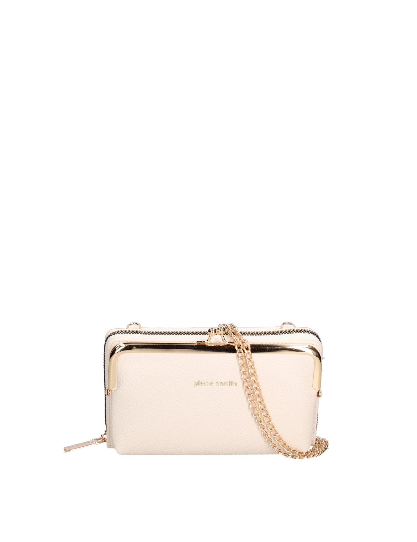 Portafoglio Donna in Pelle Vegana Beige Pierre Cardin