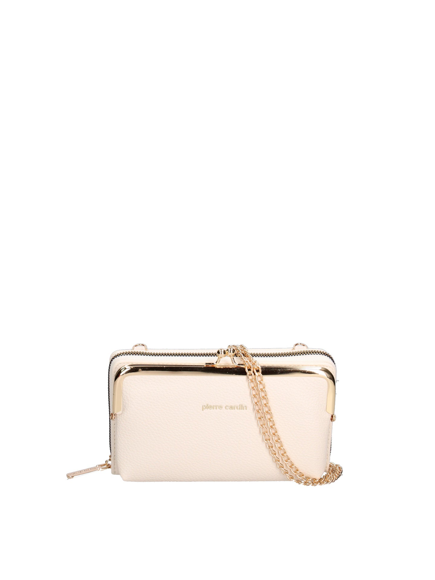 Portafoglio Donna in Pelle Vegana Beige Pierre Cardin