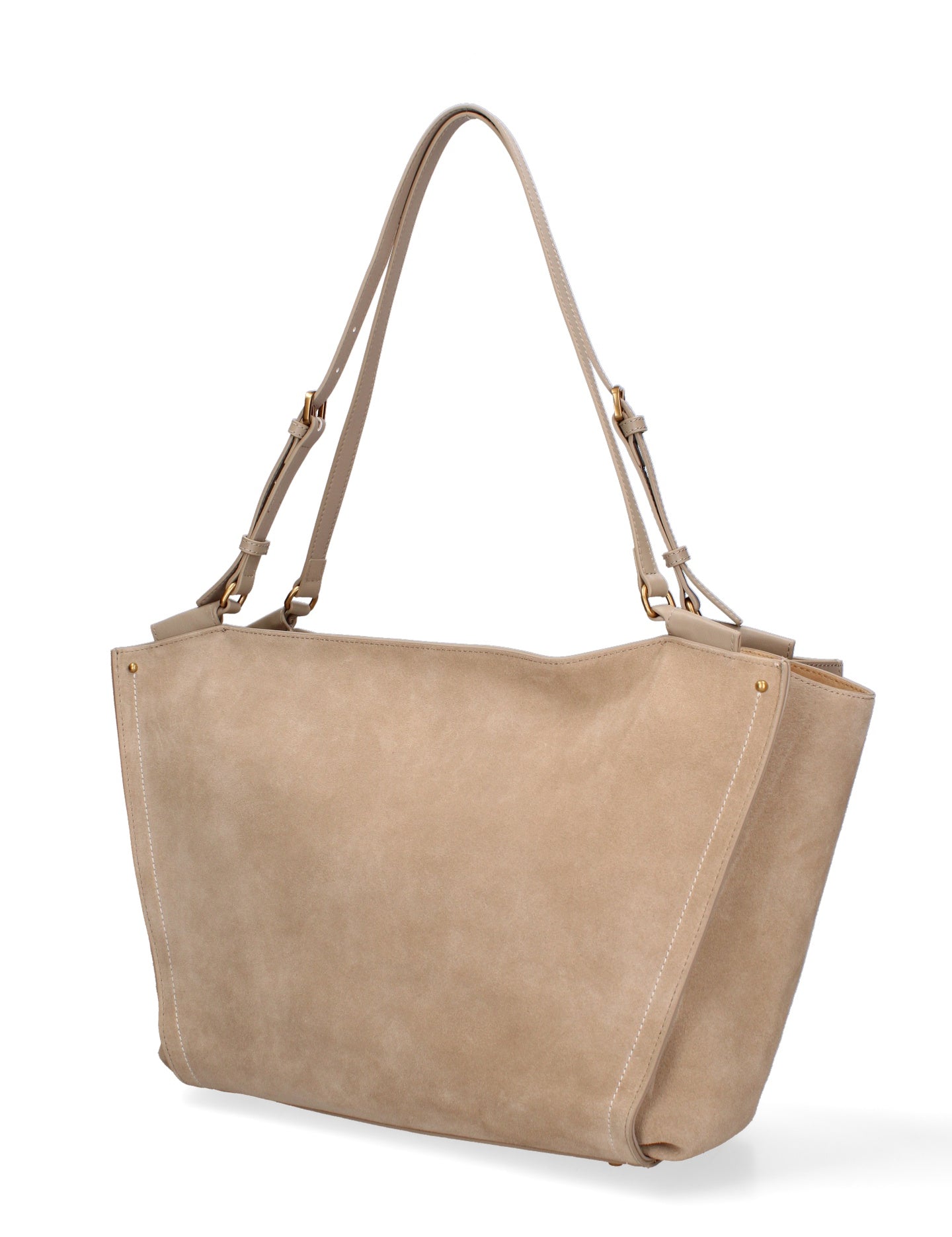 Borsa a Spalla in Vera Pelle Cappuccino
