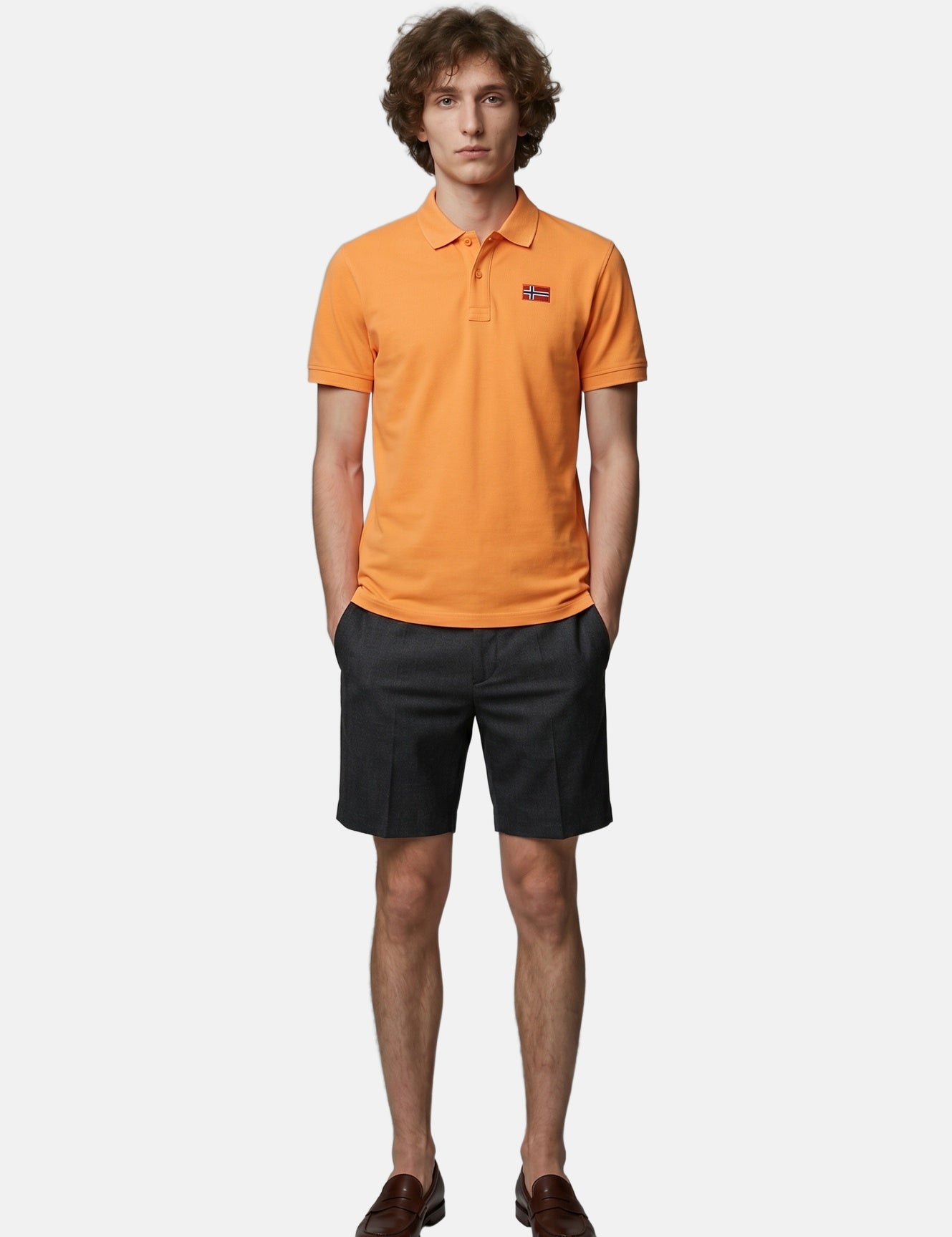 Polo in Cotone Arancione