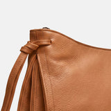 Borsa a mano in Pelle Vegana Tan