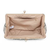 Bolso de mano de poliéster negro