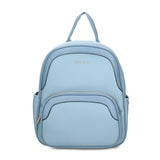 Zaino in Pelle Vegana Azzurro Pierre Cardin