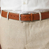 Cintura in Vera Pelle Tan