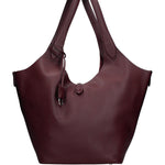 Borsa a Mano in Vera Pelle Bordeaux Chiara Ferretti