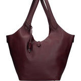 Borsa a Mano in Vera Pelle Bordeaux Chiara Ferretti