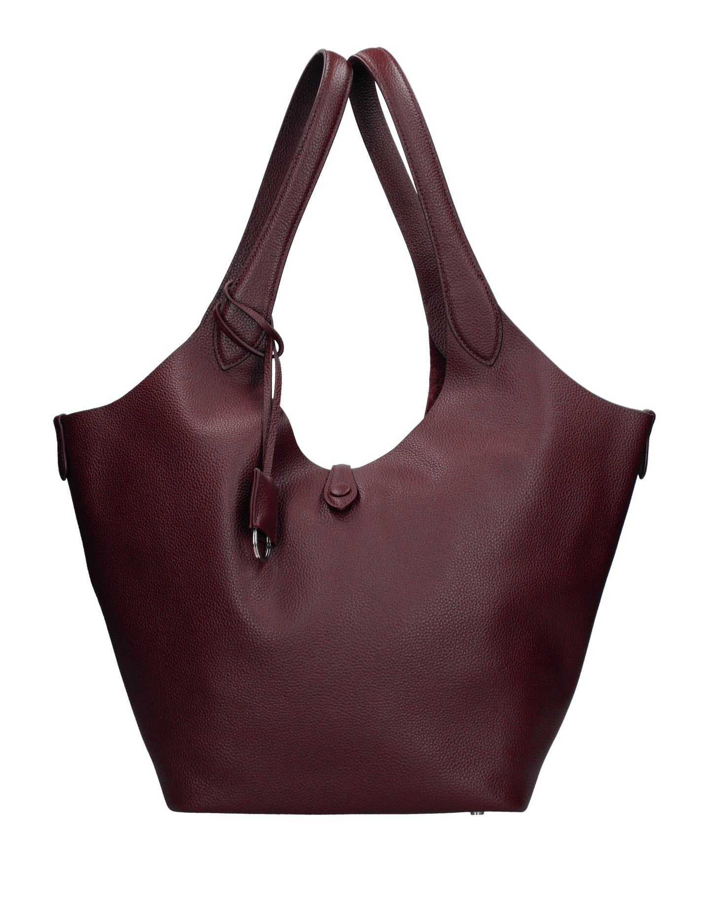 Borsa a Mano in Vera Pelle Bordeaux Chiara Ferretti