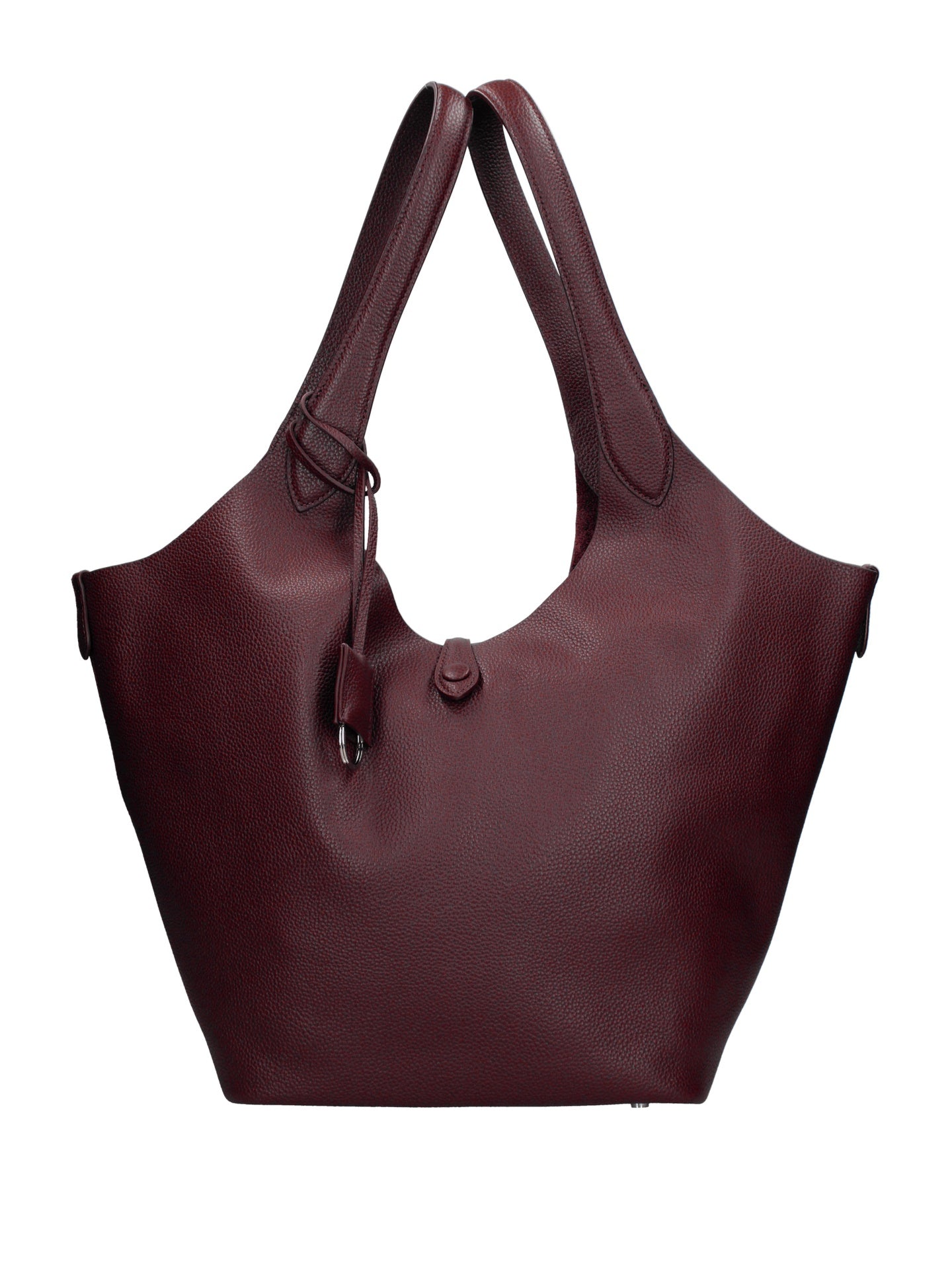 Borsa a Mano in Vera Pelle Bordeaux Chiara Ferretti