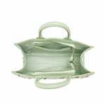 Borsa Shopper in Pelle Vegana Verde