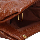 Borsa a spalla CUSTO - Marrone