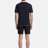 T-shirt in Cotone Blu Navy