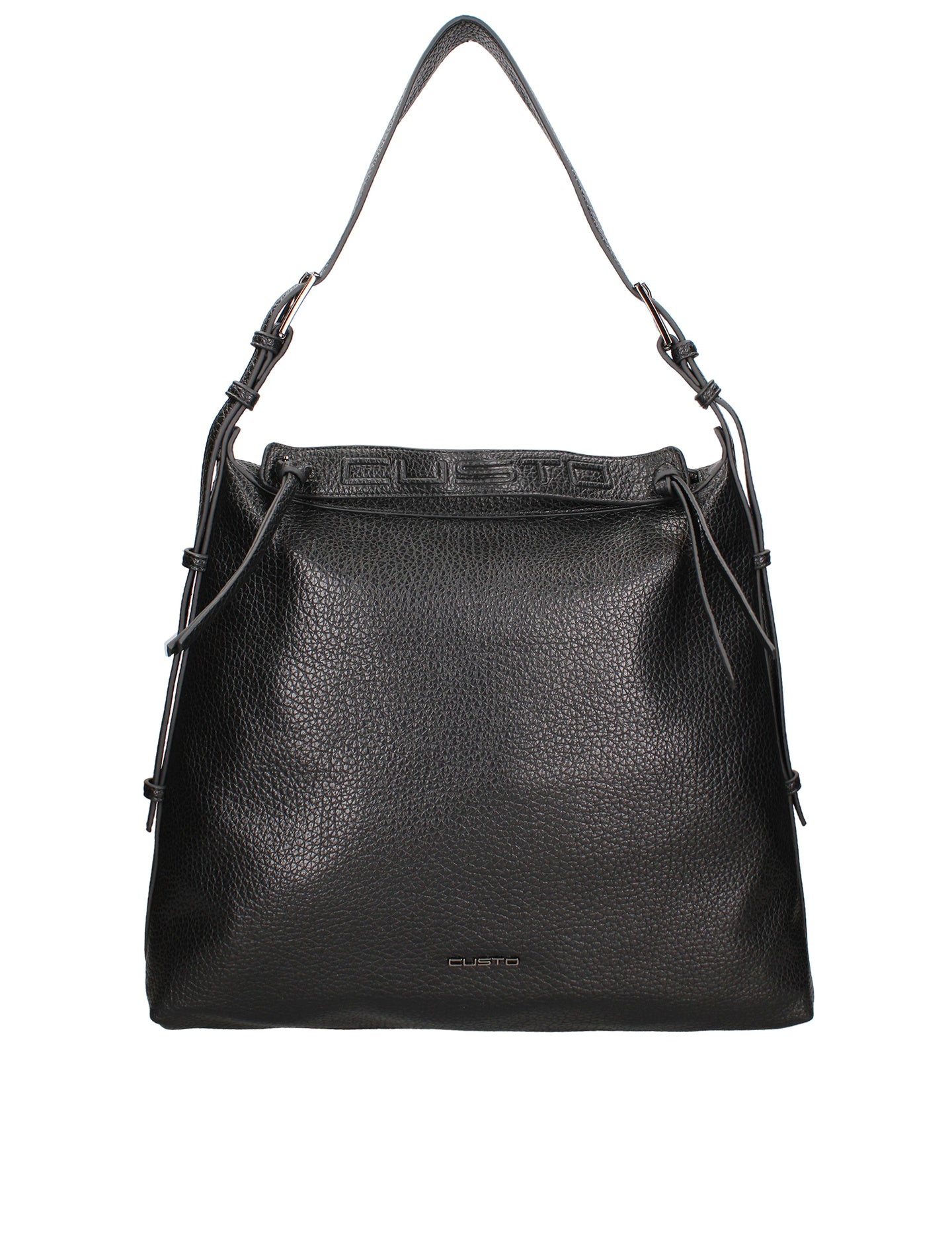 Borsa a spalla CUSTO - Nero