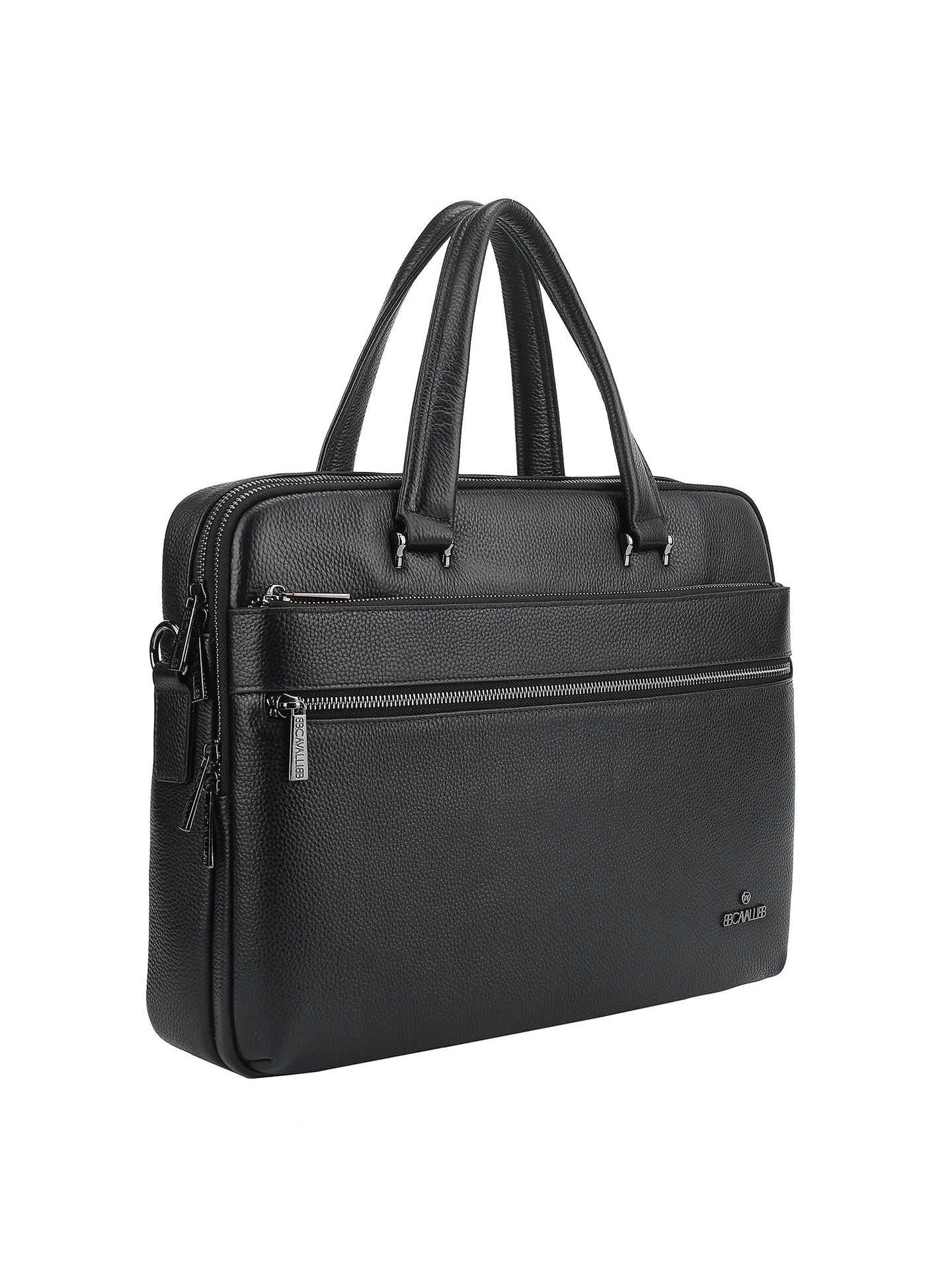 Borsa a Mano in Vera Pelle Nero