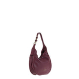 Borsa a Spalla in Vera Pelle Bordeaux