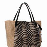 Borsa a Mano in Pelle Vegana Nero