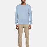 T-shirt in Cotone Grigio Chiaro