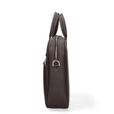 Dunkelbraune Tasche aus echtem Leder