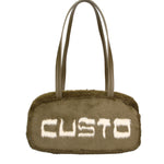 Borsa a spalla CUSTO - Verde scuro