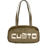 Borsa a spalla CUSTO - Verde scuro