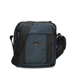 Borsa a Tracolla in 100% Pu Vegan Leather Blu
